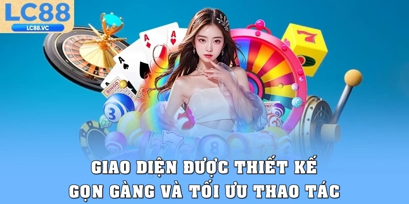 Giao diện được thiết kế gọn gàng và tối ưu thao tác