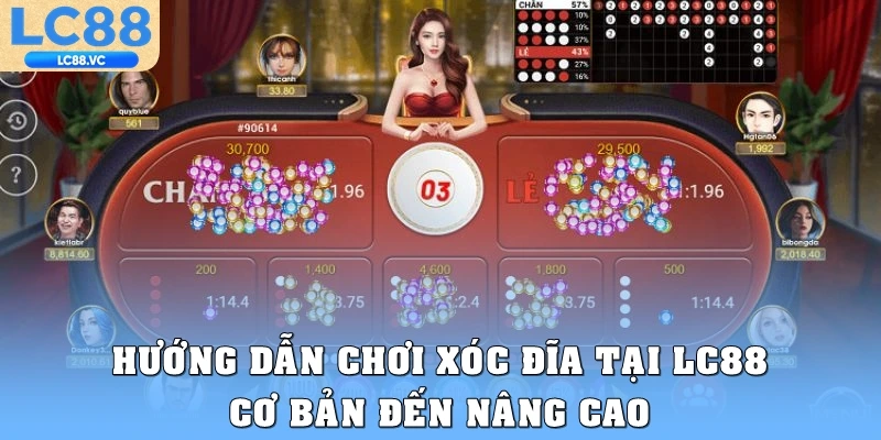 Hướng dẫn chơi xóc đĩa tại LC88 cơ bản đến nâng cao