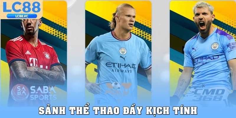 Sảnh thể thao đầy kịch tính